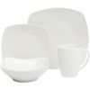 White Square Porcelain Dinnerware Set