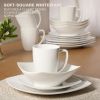 White Square Porcelain Dinnerware Set