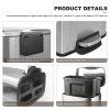 Set of 2 - 8 Gallon and 1.3 Gallon Stainless Steel Trash Can with Step-on Lid