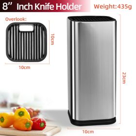 Drainable Knife Chopping Board Holder Size Chopper Holder (red: 8inchknifeholder)