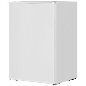 2.5 Cu.Ft Mini Fridge, Single Door Compact Refrigerator with Freezer, Adjustable Thermostat, Reversible Door, White (red: White-472x465x798 mm)