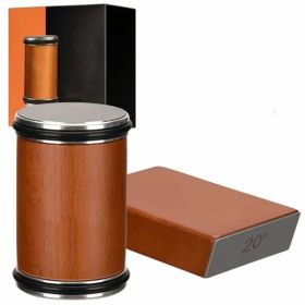 Roller Knife Sharpening Kit With Diamond, Dual-Grind Rolling Knife Sharpener, Sharpening Tool For Kitchen Knives, Tumbler Sharpener For Home (red: Brown)