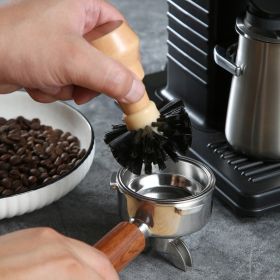 Coffee Machine Cleaning Brush (red: Black)
