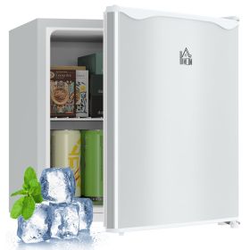 1.1 Cu.Ft Countertop Mini Freezer, Compact Upright Freezer with Removable Shelves, White (red: White-510x465x530 mm)