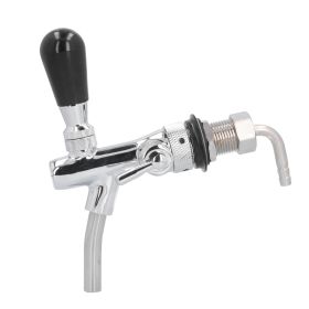 Beer Tap G5/8 Brass Stainless Steel Adjustable Good Sealing Beer Keg Faucet For Bars Hotels Restaurants (red: Default)