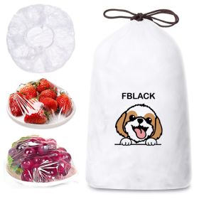 Plastic Bowl Covers Food Cover, Food Keeping Bags Elastic Reusable Plastic Stretch Elastic Food Storage Covers Kitchen Dining Plate Bread Proofin (red: 100pcs)