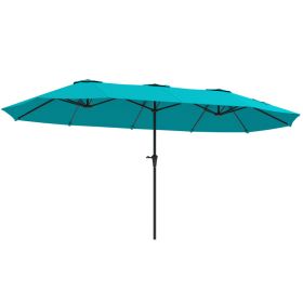 13 Ft. Extra Large Patio Umbrella With Easy Crank Handle, Vents For Outdoor, Patio, , Navy Blue (red: Navy Blue)