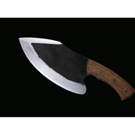 High Manganese Steel Hand-forged Thickened Bone Chop Knife (red: Sikkina)