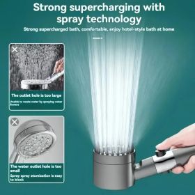 Wall-Mounted Rain Shower With 5 Filters - High-Pressure Design & Elegant Painted Surface For Modern Bathrooms (red: 9packagingsetincluding5filter)