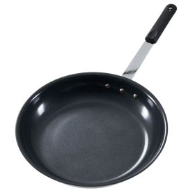 Ceramic Nonstick Egg Pan, Aluminum Frying Pan With Stainless Steel Base, Oven Safe, Dishwasher Safe Skillet (red: Black 10IN)