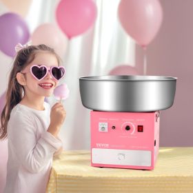 Commercial Cotton Candy Machine Sugar Floss Maker 1000W For Party Home Pink (red: Pink)