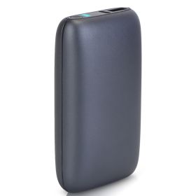 1Pc Electric Double Sided Hand Warmer Battery Backup Power Bank Rechargeable Hand Heater With 3 Temperature Levels Portable Pocket Warmer (red: Grey)