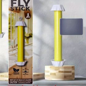 Indoor And Outdoor Sticky Fly Traps,Magic Fly Sticks,Odorless & Safe (red: Yellow)