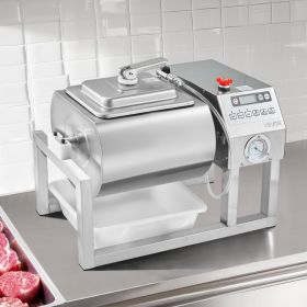 Vacuum Meat Tumbler Marinator Machine 20L For Chicken Steak Fish Commercial Use (red: Silver)