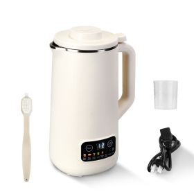 1Pc 27OZ Nut Milk Maker With 12Hours Delay Function Self-Cleaning Keep Warm Automatic Soy Milk Maker Machine For Homemade Soya Milk Rice Paste Ju (red: White)