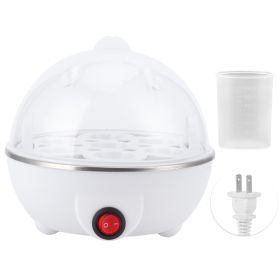 Electric Eggs Boiler Multifunctional Mini Eggs Cooker Steamer Poacher For Kitchen UseUS Plug 110V (red: Default)