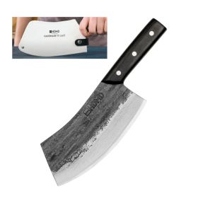 Hand Forged Chef Knife With Sheath (red: Hand Forged Chef Knife)
