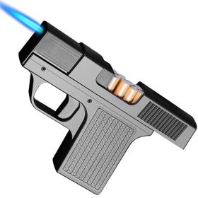 Innovative Windproof Inflatable Lighter (red: Black)