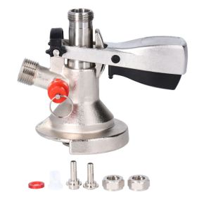 G5 8 A Type Stainless Steel Beer Keg Tap Distributor Coupler With Relief Valve Brewing Accessory (red: Default)