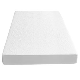 Full Size Waterproof Mattress Protector Breathable Soft Cotton Mattress Pad Cover With Elastic Deep Pocket Up To 11in Noiseless Machine Washable (red: Full Size)