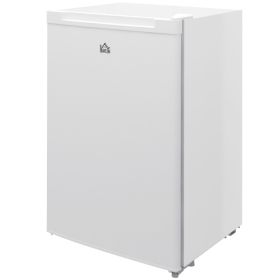 Upright Freezer, 3 Cu Ft Small Freezer with Reversible Single Door, Adjustable Thermostat for Home, Apartment, White (red: White-580x590x910 mm)