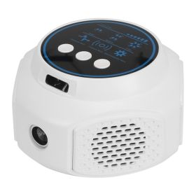 1Pc 360 Degree Ultrasonic Mice Repellent Indoor Rodent Repeller Rat Squirrel Rodent Chaser With 3 Modes 2 Strobe Lights For Kitchen Warehouse (red: White)