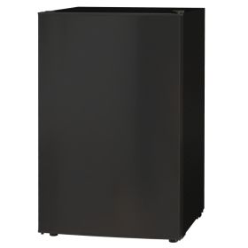 4.5 Cu.Ft Mini Fridge, Single Door Refrigerator with Freezer, Wheels, Adjustable Thermostat, Reversible Door, Black (red: Black-560x590x920 mm)