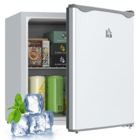 1.1 Cu.Ft Countertop Mini Freezer, Compact Upright Freezer with Removable Shelves, Gray (red: Gray-510x465x530 mm)