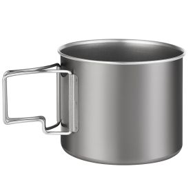Uncoated Titanium Cup Pure Titanium Outdoor 800ml 29oz Cup For Camping (red: Grey)